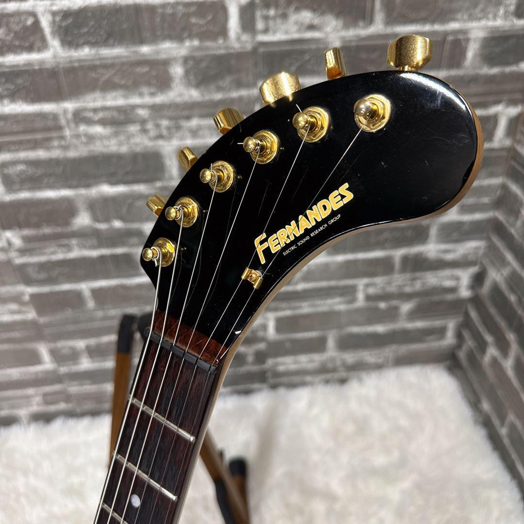FERNANDES ZO-3 ブラック/ゴールドパーツ ゴトー製ペグ アンプ内蔵 FERNANDES ZO-3 ブラック/ゴールドパーツ ゴトー製ペグ アンプ