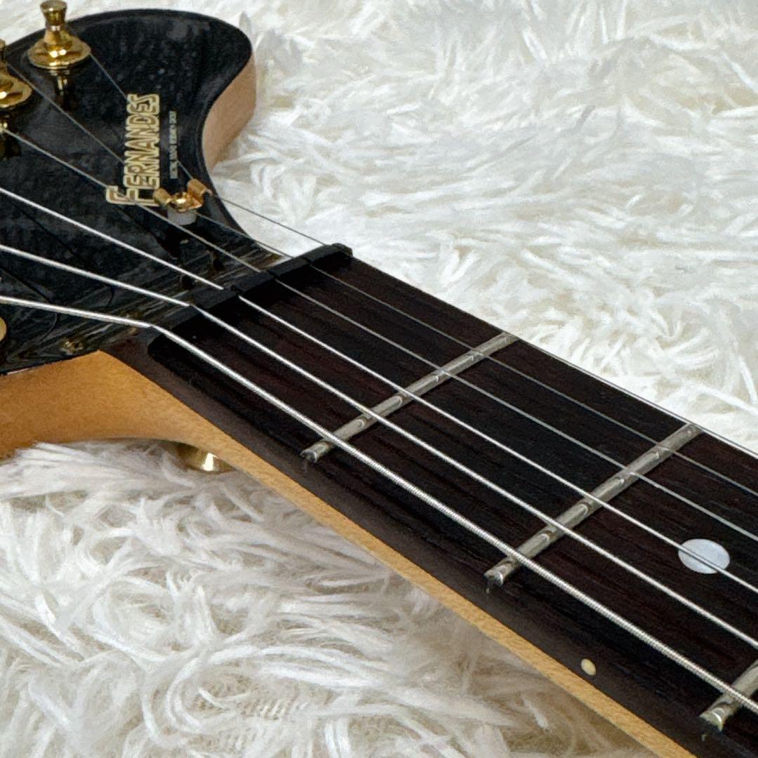 FERNANDES ZO-3 ブラック/ゴールドパーツ ゴトー製ペグ アンプ内蔵 FERNANDES ZO-3 ブラック/ゴールドパーツ ゴトー製ペグ アンプ