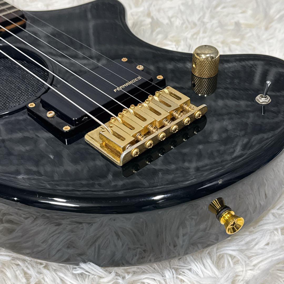FERNANDES ZO-3 ブラック/ゴールドパーツ ゴトー製ペグ アンプ内蔵 FERNANDES ZO-3 ブラック/ゴールドパーツ ゴトー製ペグ アンプ