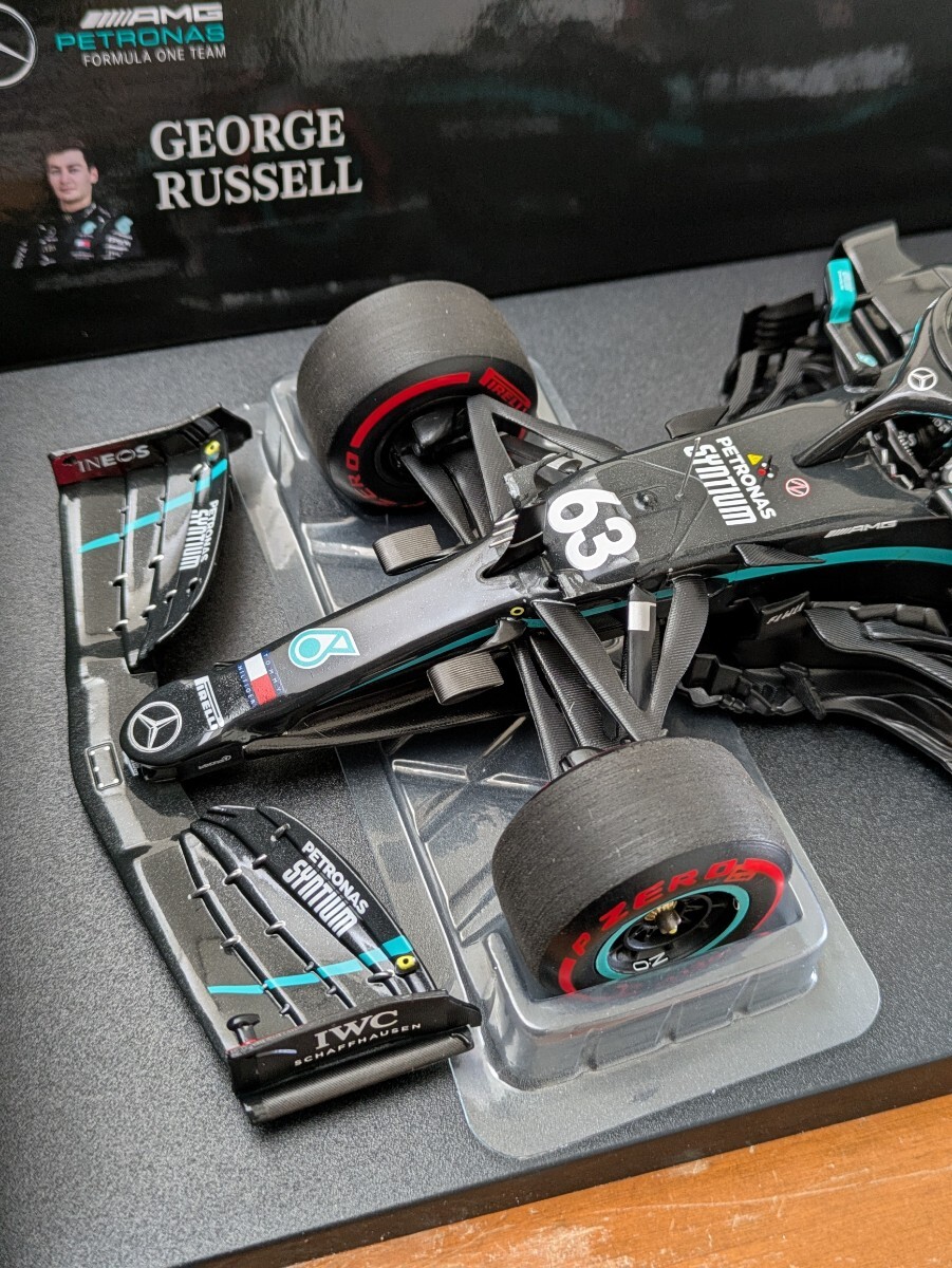 * редкостный товар!PMA 1/18 Mercedes AMGpe Toro nasF1 команда W11 EQ Performance #63 G. russell sa каблук GP 2020 год *