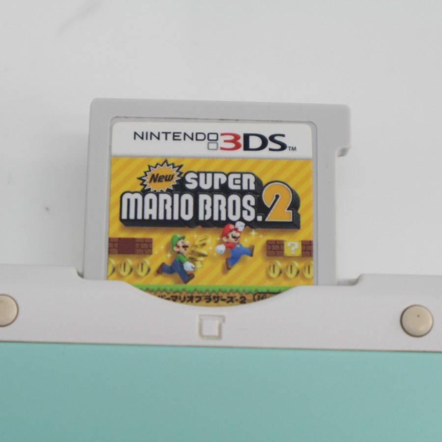 動作品 ニンテンドー 3DS LL 本体 SPR-001 ミント×ホワイト 動作品 ニンテンドー 3DS LL 本体 SPR-001 ミント×ホワイト