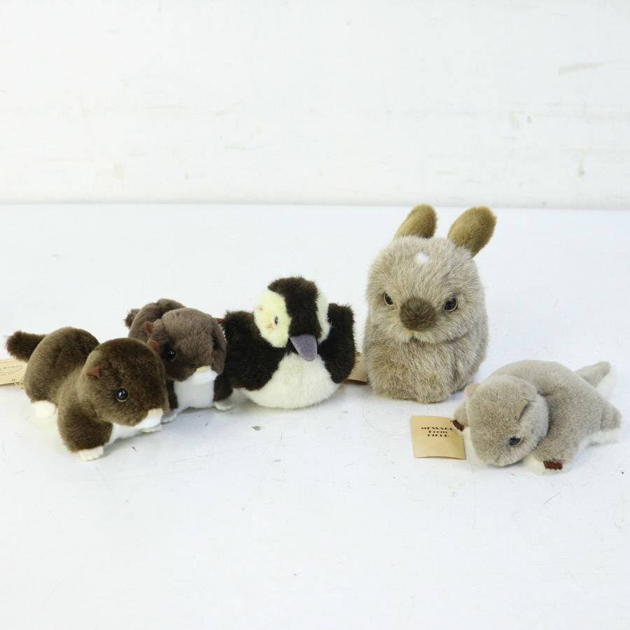 美品!タグ付き やまね工房 ぬいぐるみセット エゾモモンガ 美品!タグ付き やまね工房 ぬいぐるみセット エゾモモンガ