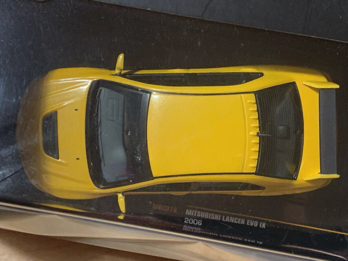 【新品：未開封】イクソ IXO 1/43 三菱 ランサー エボリューション IX / MITSUBISHI LANCER EVOLUTION 9 CT9A イエロー [MOC078]