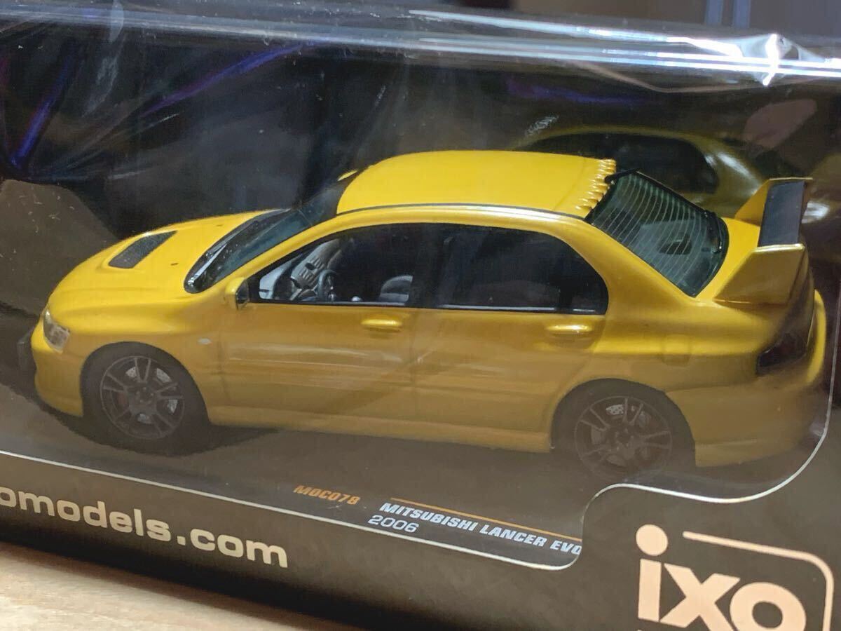【新品：未開封】イクソ IXO 1/43 三菱 ランサー エボリューション IX / MITSUBISHI LANCER EVOLUTION 9 CT9A イエロー [MOC078]