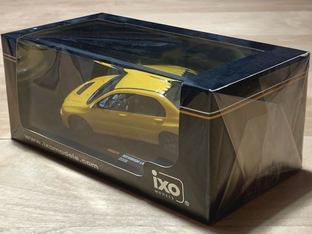 【新品：未開封】イクソ IXO 1/43 三菱 ランサー エボリューション IX / MITSUBISHI LANCER EVOLUTION 9 CT9A イエロー [MOC078]