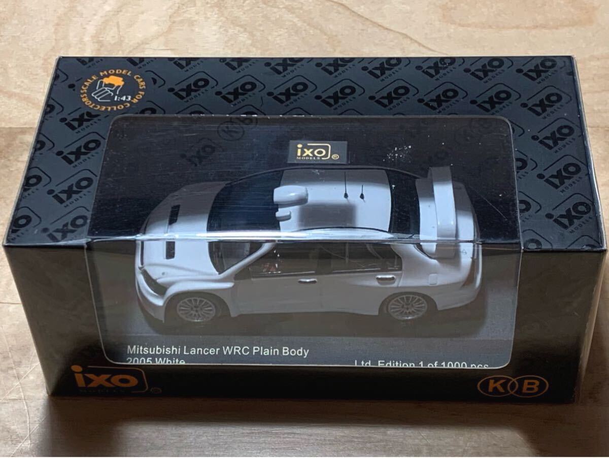 【國(guó)際貿(mào)易特注/新品：未開封】イクソ IXO 1/43 2005年 三菱 ランサー WRC プレーンボディ / MITSUBISHI LANCER WRC Plain Body ホワイト