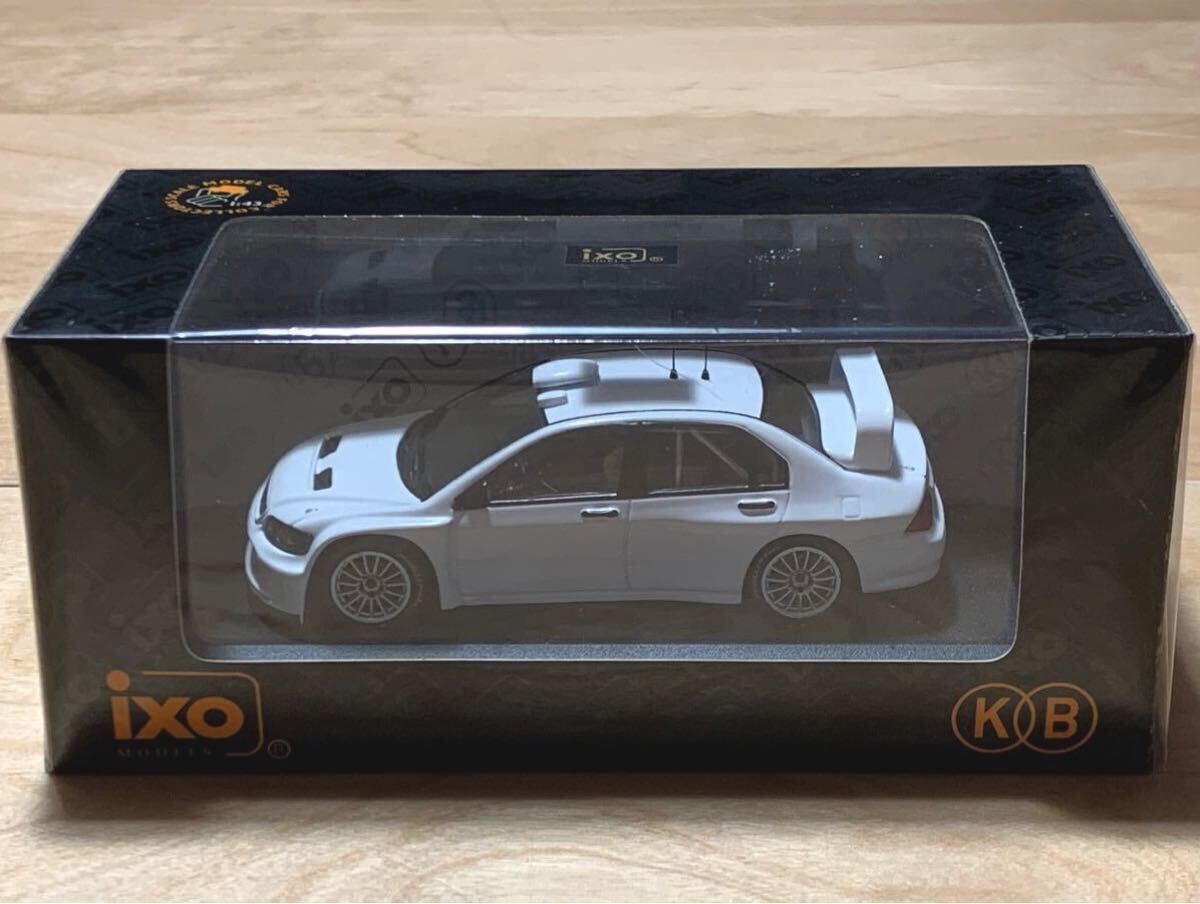【國(guó)際貿(mào)易特注/新品：未開封】イクソ IXO 1/43 2005年 三菱 ランサー WRC プレーンボディ / MITSUBISHI LANCER WRC Plain Body ホワイト
