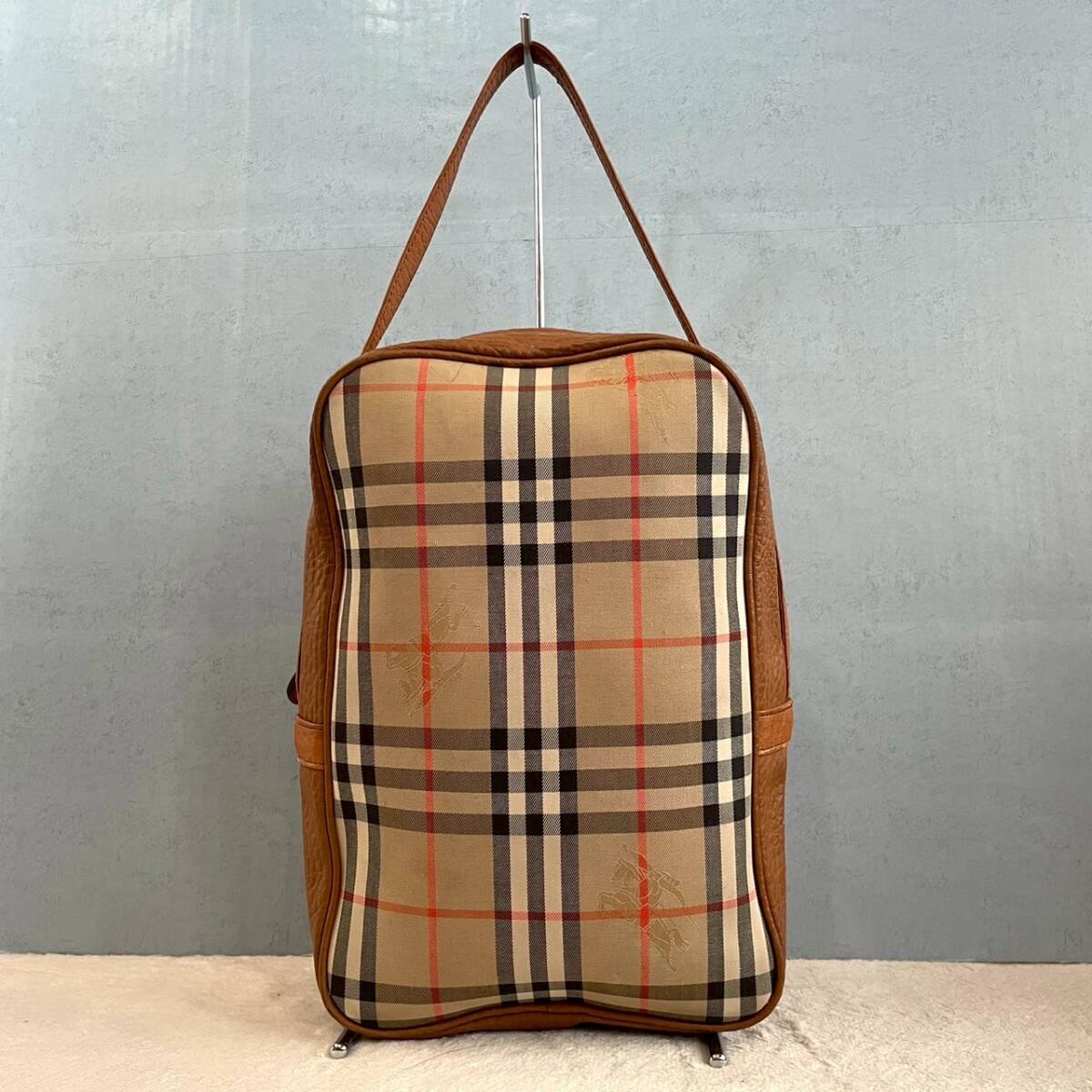 稀少デザイン/美品】 バーバリー BURBERRY ハンドバッグ ノバ 稀少デザイン/美品】 バーバリー BURBERRY ハンドバッグ ノバ