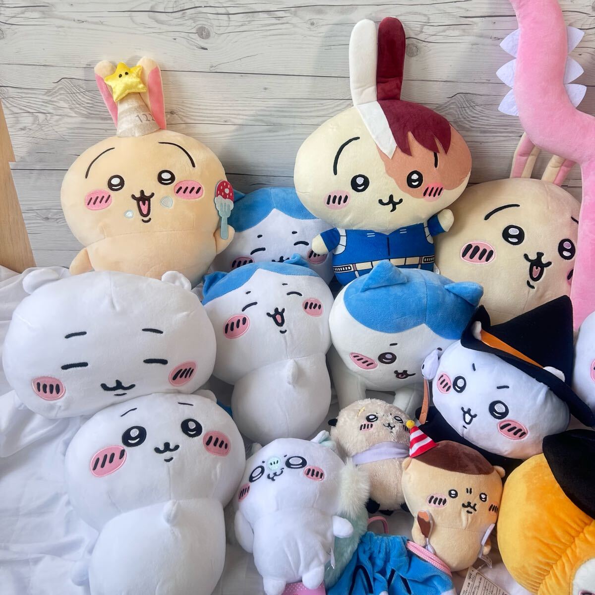 ちいかわ ぬいぐるみ まとめ セット うさぎ ハチワレ モモンガ