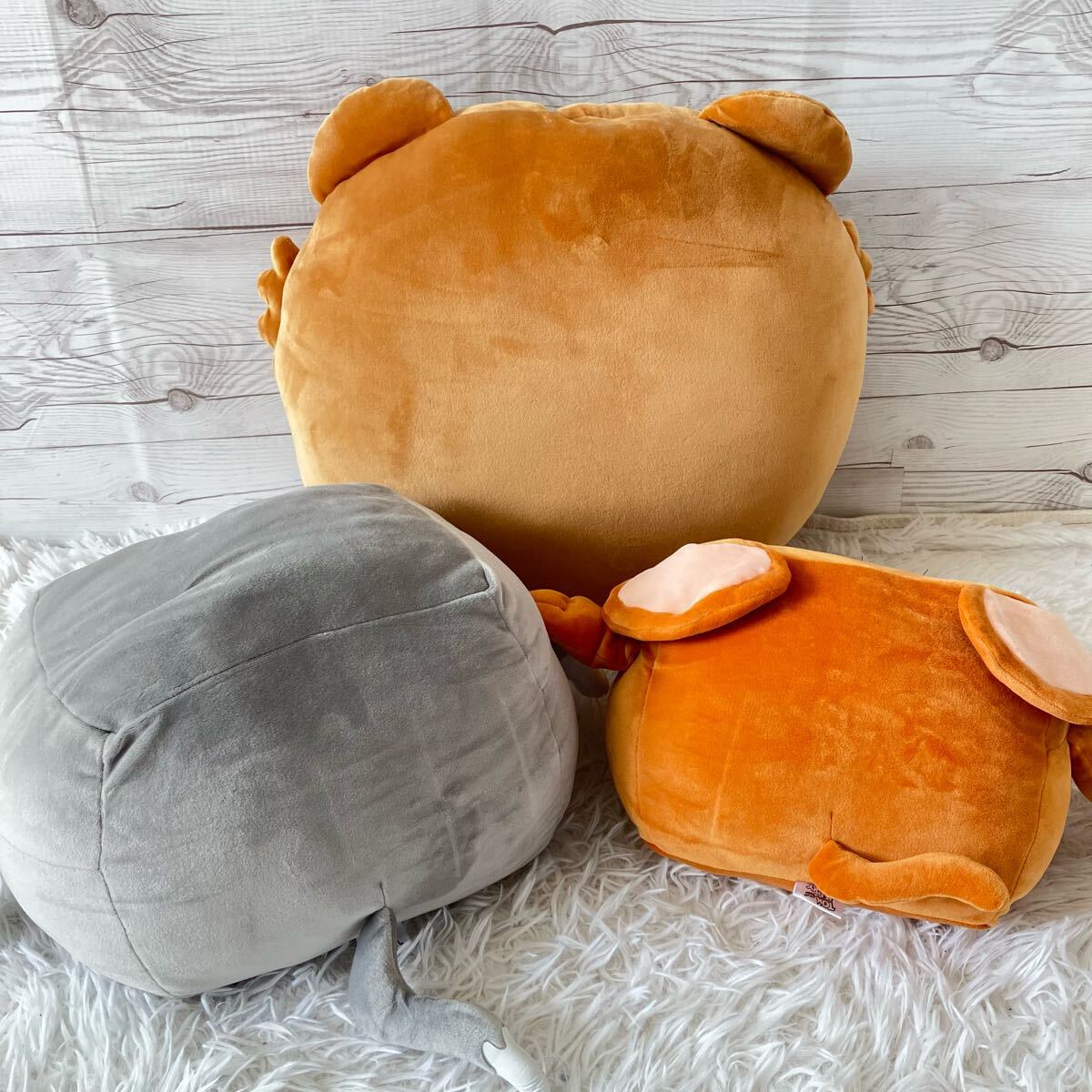 トムとジェリー 四角 ぬいぐるみ ハッピーくじ ラスト賞
