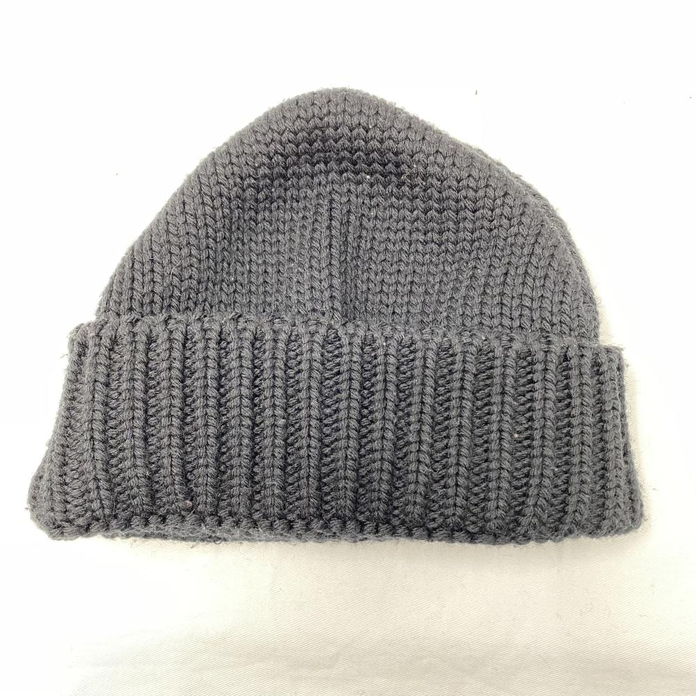 【中古】PRADA ニット帽 サイズM ブラック レッド UMD432 プラダ[240017693106]