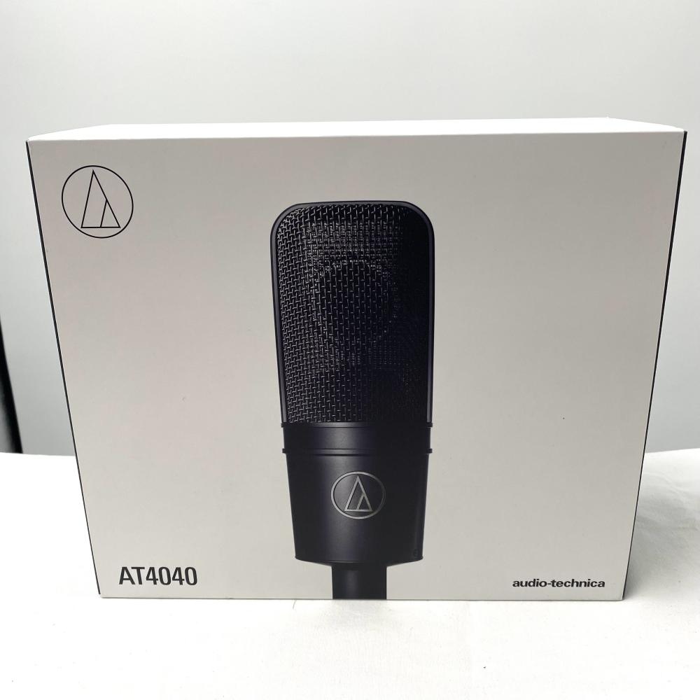 新品未開封　audio-technica AT4040 コンデンサーマイク　美品 audio-technica AT4040 スタンド・ケーブルセット コンデンサー