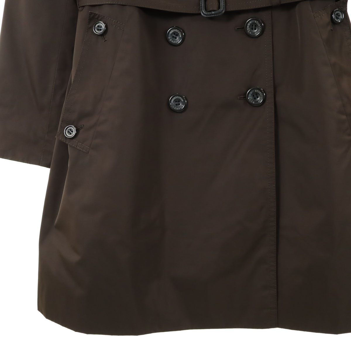 Aquascutum アクアスキュータム トレンチコート ブラウン系 レディース
