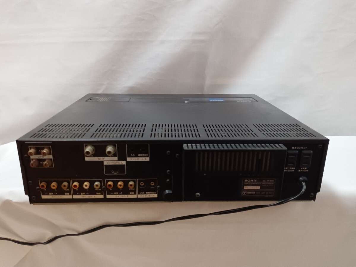 SONY ソニー ビデオデッキ Hi-Band Beta hi-fi SL-HF900 通電 SONY ソニー ビデオデッキ Hi-Band Beta hi-fi SL-HF900 通電