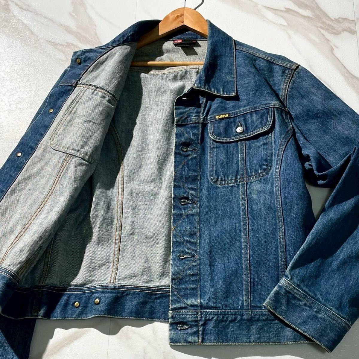 美品/Lサイズ○DIESEL ディーゼル デニムジャケット ジージャン 美品/Lサイズ○DIESEL ディーゼル デニムジャケット ジージャン