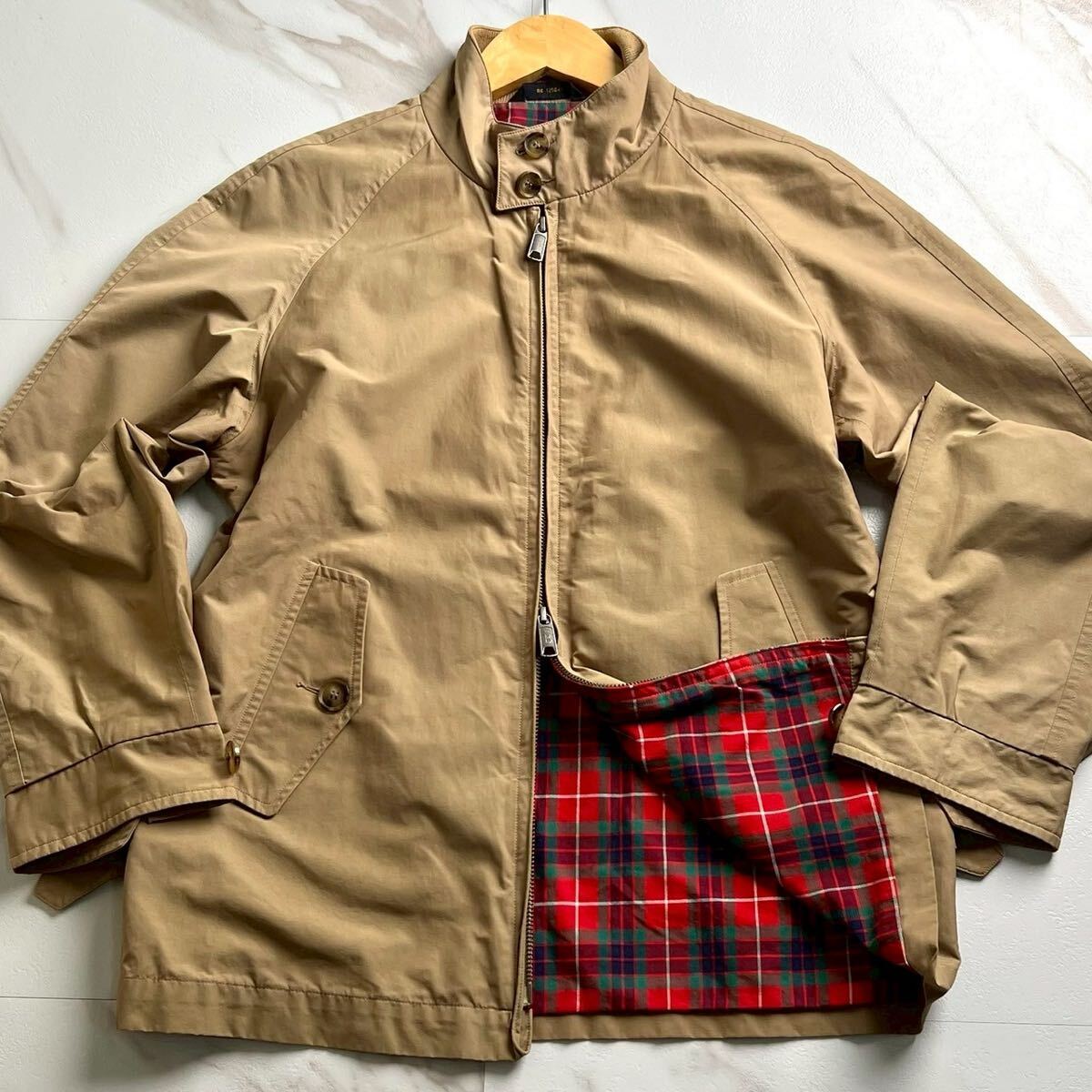 BARACUTA(バラクータ) / G9裏地チェック柄ハリントンジャケット