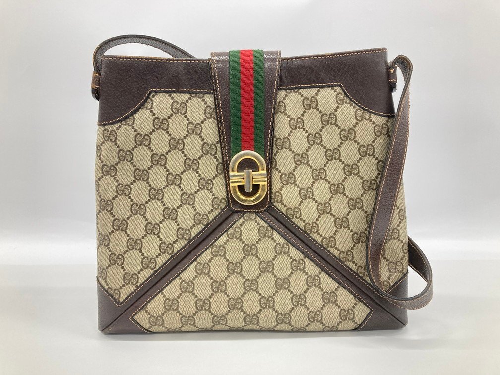 GUCCI グッチ オールドグッチ GGキャンバス ショルダーバッグ GUCCI グッチ オールドグッチ GGキャンバス ショルダーバッグ
