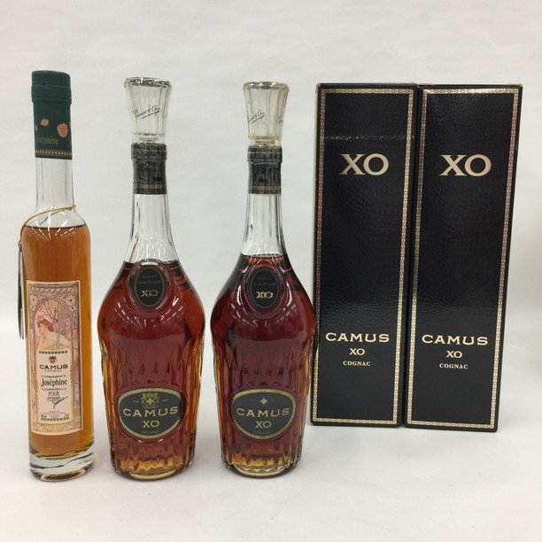 CAMUS カミュ コニャック 3点/XO/ジョセフィーヌ/350ml 40% 未開 CAMUS カミュ コニャック 3点/XO/ジョセフィーヌ/350ml 40% 未開