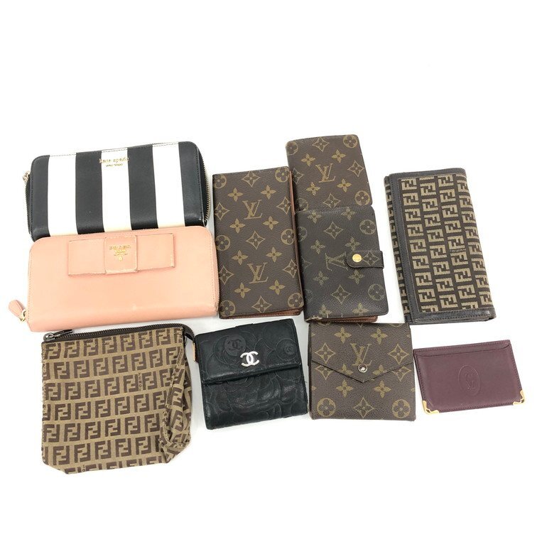 財布 ポーチ おまとめ Louis Vuitton/FENDI/CHANEL/Cartier 財布 ポーチ おまとめ Louis Vuitton/FENDI/CHANEL/Cartier