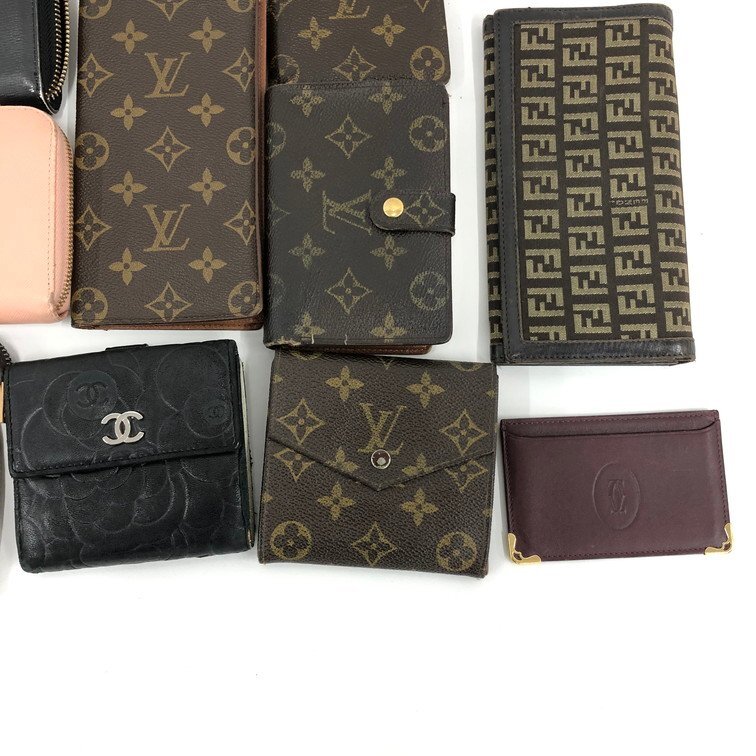 財布 ポーチ おまとめ Louis Vuitton/FENDI/CHANEL/Cartier 財布 ポーチ おまとめ Louis Vuitton/FENDI/CHANEL/Cartier