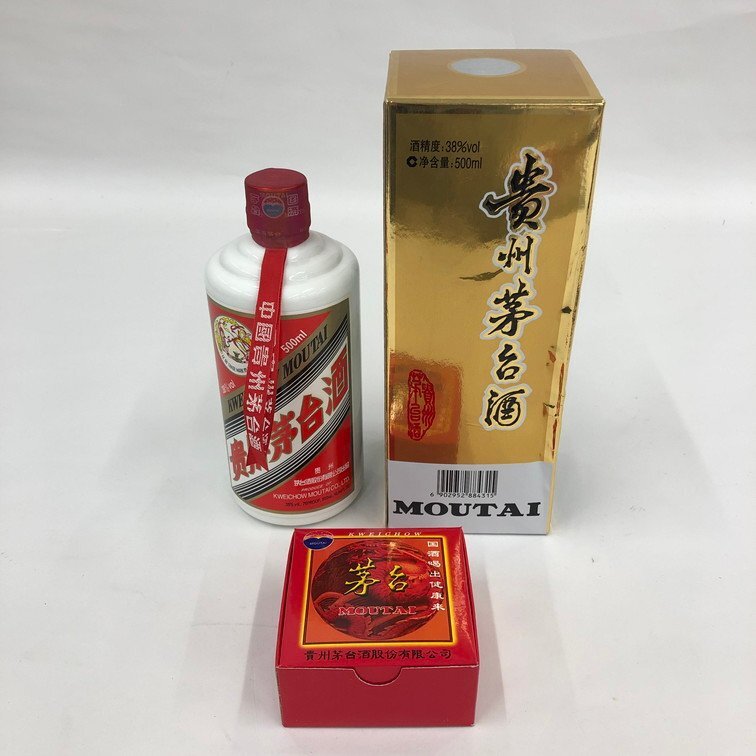KWEICHOW MOUTAI 貴州茅台酒 白酒 500ml 38% 未開栓 国外酒 KWEICHOW MOUTAI 貴州茅台酒 白酒 500ml 38% 未開栓 国外酒
