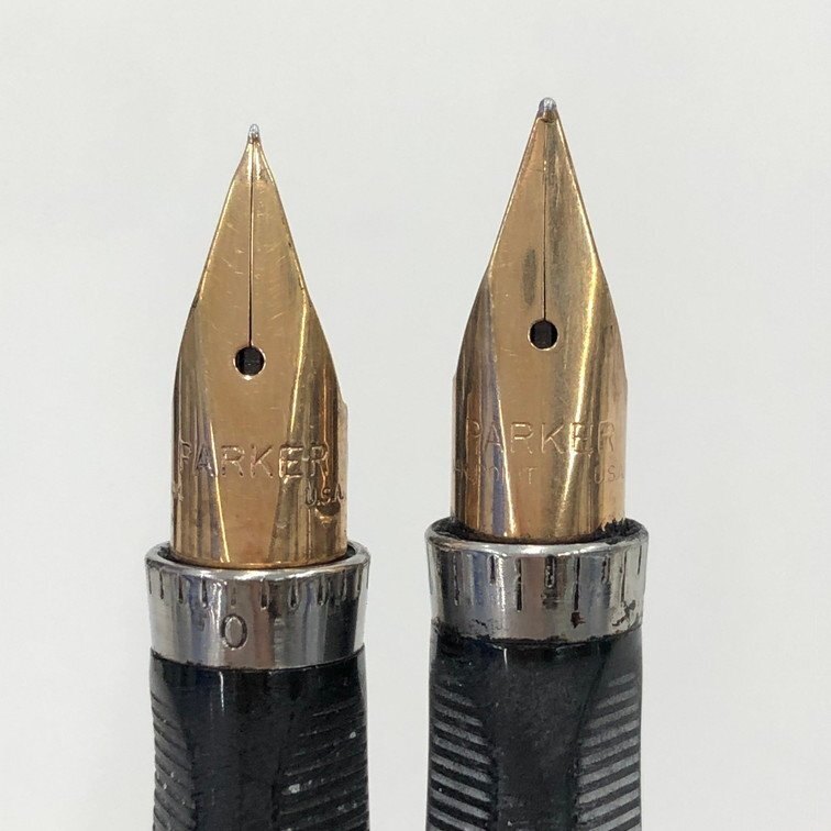 PARKER パーカー 万年筆 2点 おまとめ スターリングシルバー PARKER パーカー 万年筆 2点 おまとめ スターリングシルバー