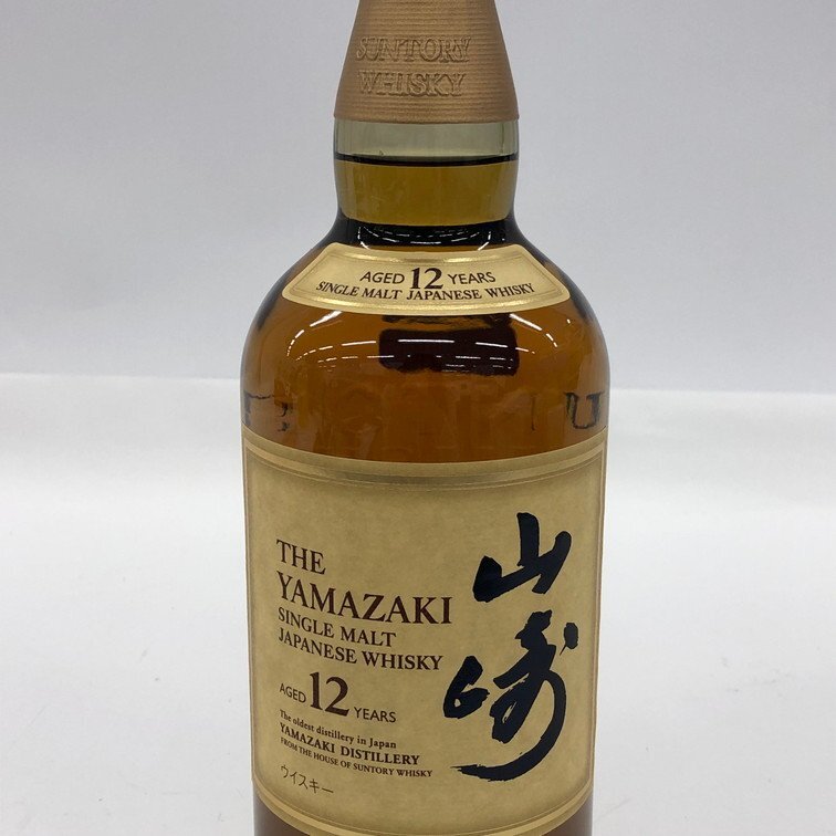 SUNTORY サントリー 山崎 12年 シングルモルト 700ml 43% 未開栓 SUNTORY サントリー 山崎 12年 シングルモルト 700ml 43% 未開栓