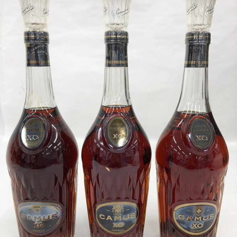 CAMUS カミュ ブランデー コニャック XO 3本 40% 700ml 箱付き CAMUS カミュ ブランデー コニャック XO 3本 40% 700ml 箱付き