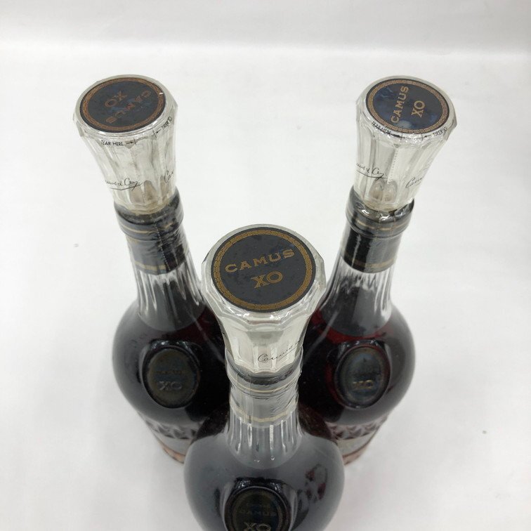 CAMUS カミュ ブランデー コニャック XO 3本 40% 700ml 箱付き CAMUS カミュ ブランデー コニャック XO 3本 40% 700ml 箱付き