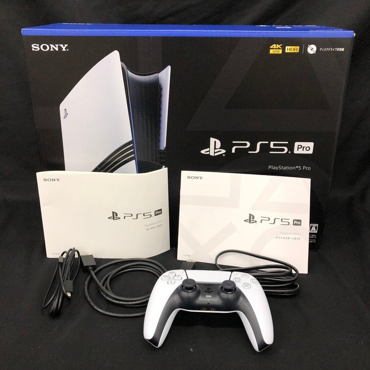 Sony ソニー PlayStation 5 Pro 本体セット CFI-7000B01 箱 Sony ソニー PlayStation 5 Pro 本体セット CFI-7000B01 箱