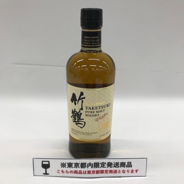 TAKETSURU 竹鶴 ピュアモルト ウイスキー 700ml 43% 未開栓 国内 TAKETSURU 竹鶴 ピュアモルト ウイスキー 700ml 43% 未開栓 国内