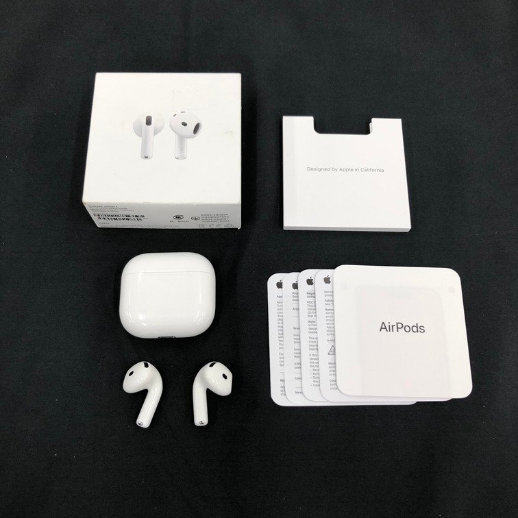 Apple AirPods4 ワイヤレスイヤホン A3050 A3053 A3058 箱あり Apple AirPods4 ワイヤレスイヤホン A3050 A3053 A3058 箱あり