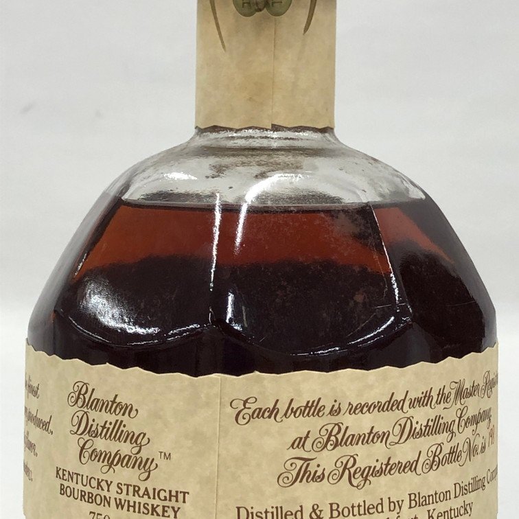 Blanton's ブラントン バーボンウイスキー 750ml 46.5% 未開栓 Blanton's ブラントン バーボンウイスキー 750ml 46.5% 未開栓