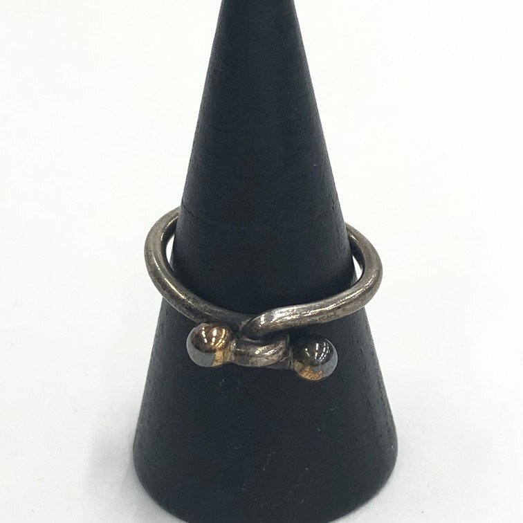 TIFFANY&Co. ティファニー Ag925 750 コンビ フック&アイ リング TIFFANY&Co. ティファニー Ag925 750 コンビ フック&アイ リング
