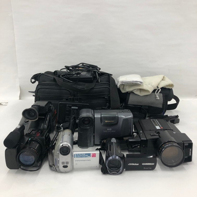 ビデオカメラ 映写機 備品 おまとめ SONY/Victor/SHARP/ELMO/他 ビデオカメラ 映写機 備品 おまとめ SONY/Victor/SHARP/ELMO/他
