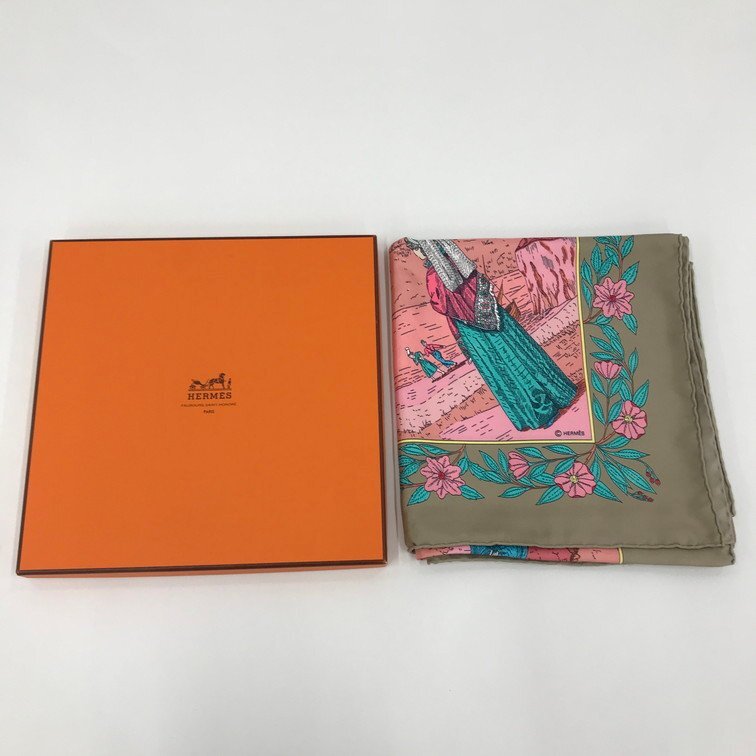 HERMES エルメス スカーフ カレ90 箱あり【DDAS4007】(スカーフ HERMES エルメス スカーフ カレ90 箱あり【DDAS4007】(スカーフ