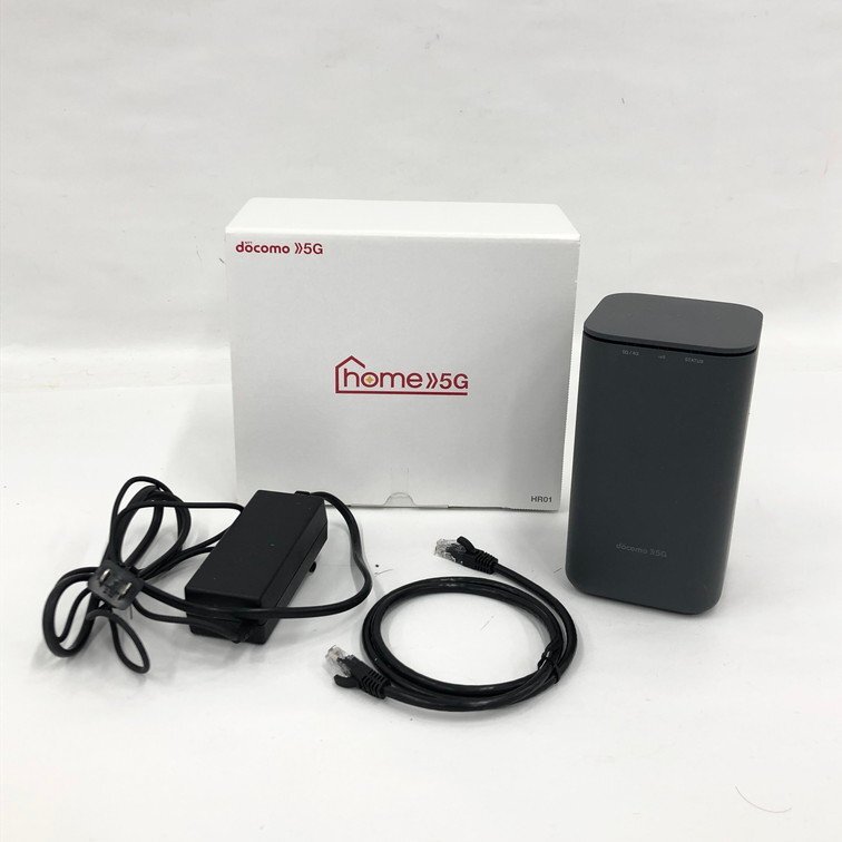 docomo ドコモ ホームルーター 5G HR01 付属品箱付き 通電 docomo ドコモ ホームルーター 5G HR01 付属品箱付き 通電