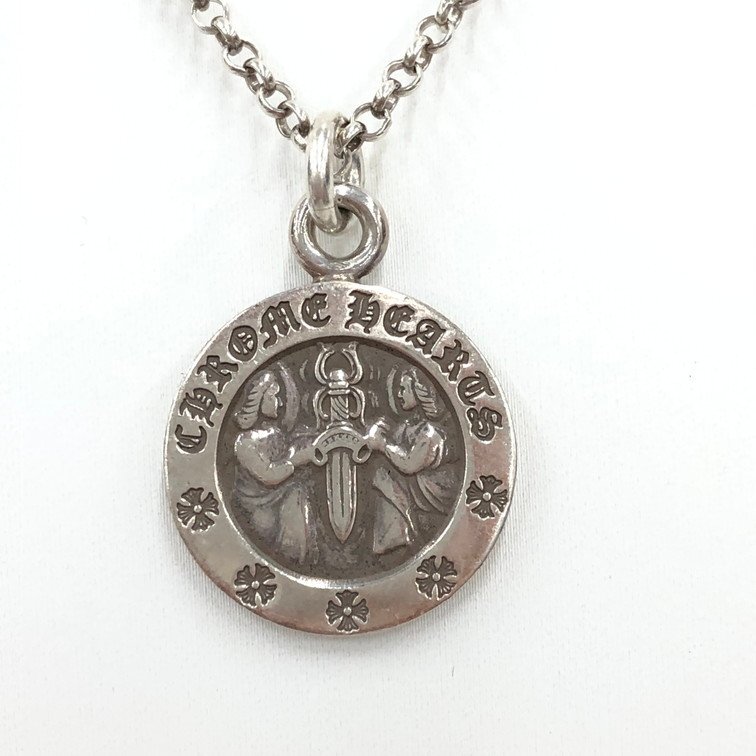 CHROME HEARTS クロムハーツ SV925 エンジェルメダルチャーム V2 CHROME HEARTS クロムハーツ SV925 エンジェルメダルチャーム V2