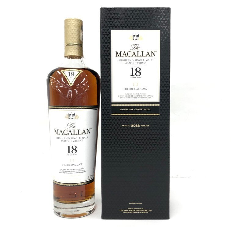 Macallan マッカラン 18年 シェリーオークカスク ハイランド Macallan マッカラン 18年 シェリーオークカスク ハイランド