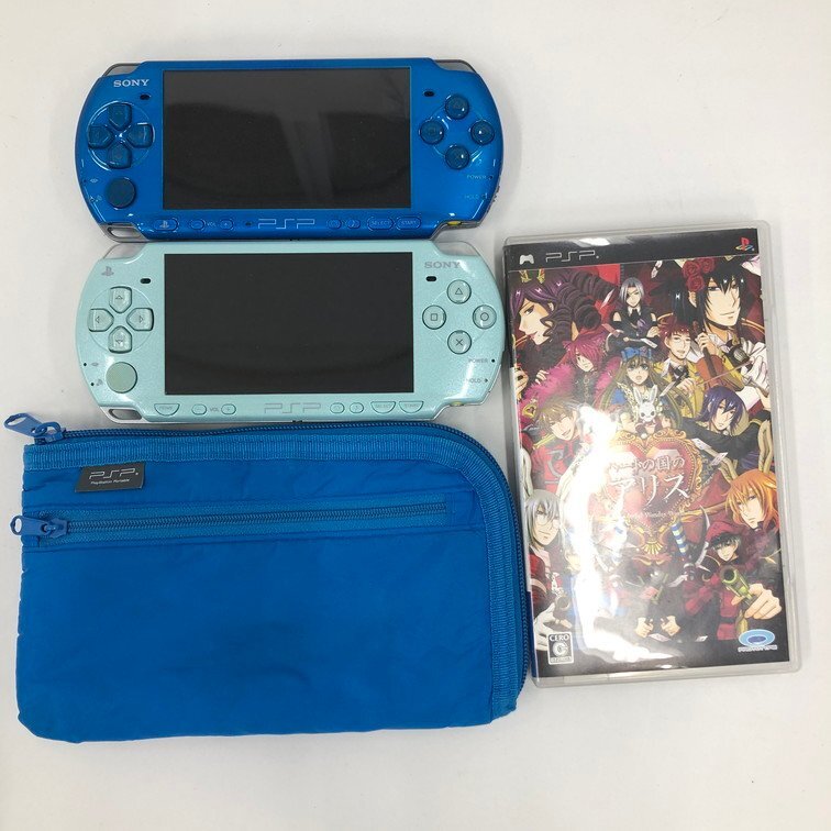 SONY ソニー PSP-3000 PSP-2000 本体 ソフト 3点 おまとめ SONY ソニー PSP-3000 PSP-2000 本体 ソフト 3点 おまとめ