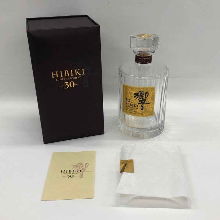 SUNTORY サントリー HIBIKI 響 30年 ウイスキー 空瓶 箱付き SUNTORY サントリー HIBIKI 響 30年 ウイスキー 空瓶 箱付き