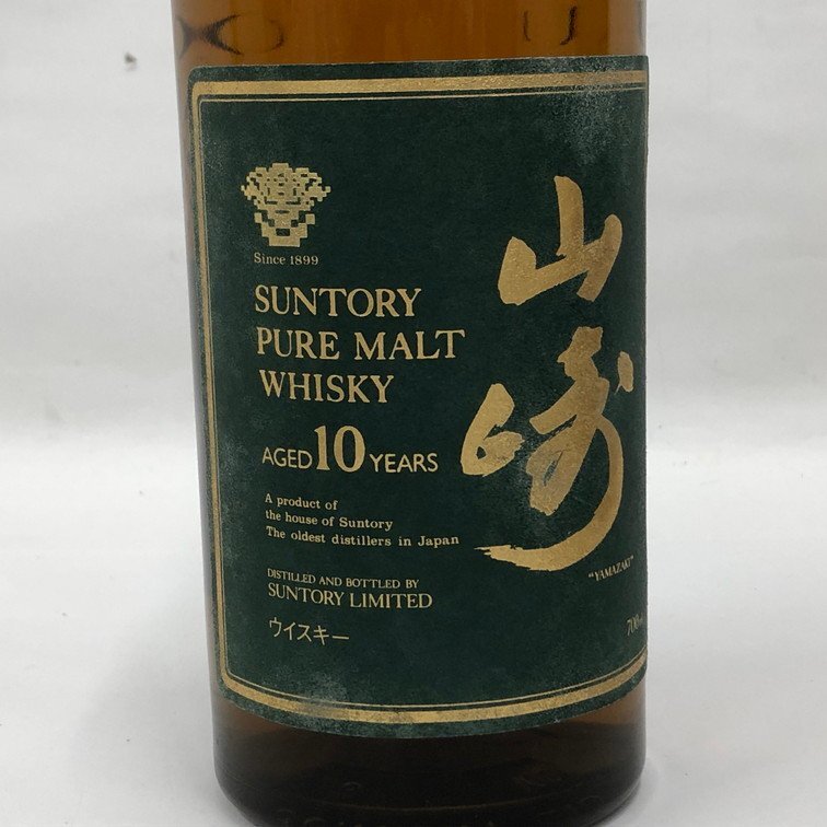 SUNTORY サントリー 山崎 ピュアモルトウイスキー10年 700ml 40 SUNTORY サントリー 山崎 ピュアモルトウイスキー10年 700ml 40