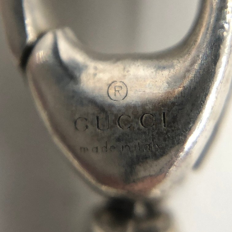 GUCCI グッチ インターロッキングGネックレス Ag925刻印あり 総 GUCCI グッチ インターロッキングGネックレス Ag925刻印あり 総