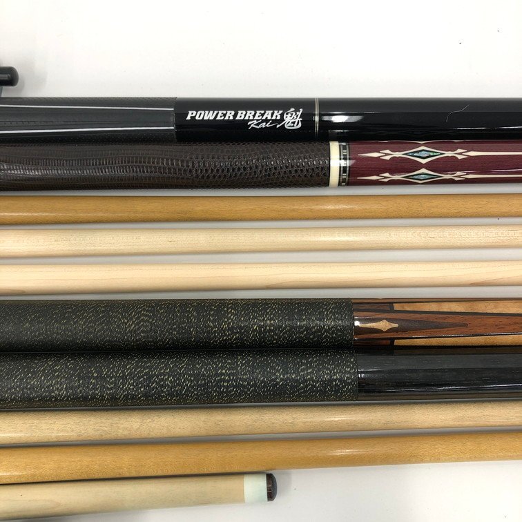 ビリヤード キュー/他 おまとめ Mezz Cues/POWER BREAK Kai/他 ビリヤード キュー/他 おまとめ Mezz Cues/POWER BREAK Kai/他