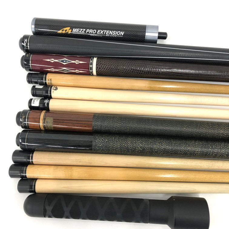 ビリヤード キュー/他 おまとめ Mezz Cues/POWER BREAK Kai/他 ビリヤード キュー/他 おまとめ Mezz Cues/POWER BREAK Kai/他