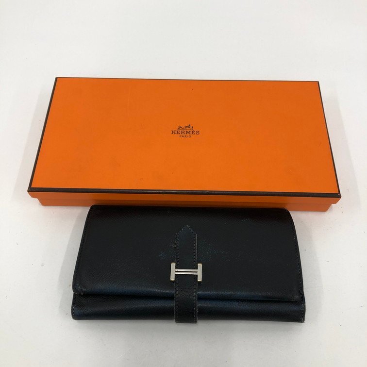 HERMES エルメス H金具 長財布 箱付き【DDAX7045】(女性用財布 HERMES エルメス H金具 長財布 箱付き【DDAX7045】(女性用財布