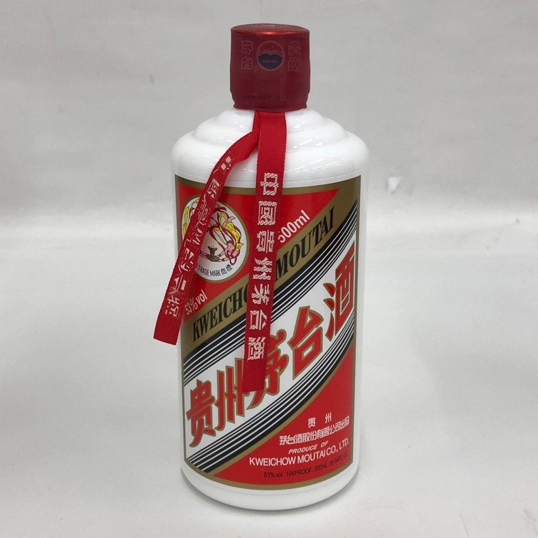 KWEICHOW MOUTAI 貴州茅台酒 マオタイ酒 2019 500mL 53度 未開栓 KWEICHOW MOUTAI 貴州茅台酒 マオタイ酒 2019 500mL 53度 未開栓