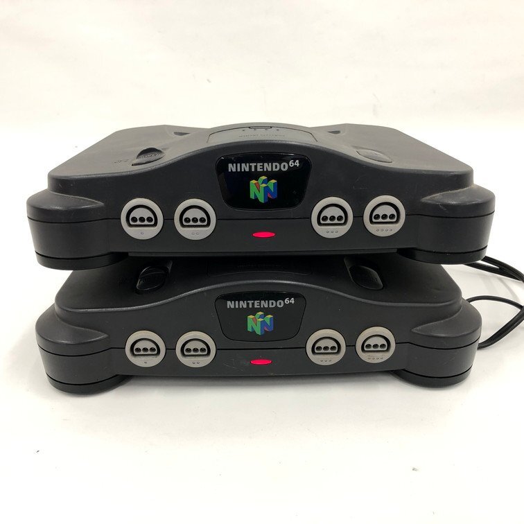 Nintendo ニンテンドー NINTENDO64 本体2台 NUS-006 NUJ14005099 Nintendo ニンテンドー NINTENDO64 本体2台 NUS-006 NUJ14005099