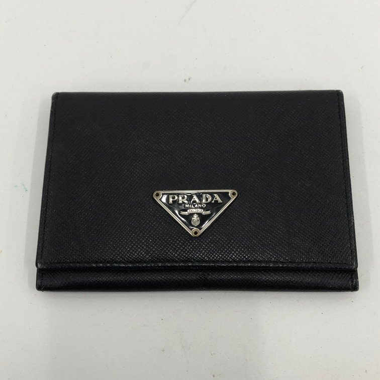 PRADA プラダ サフィアーノ トライアングルロゴ コインケース PRADA プラダ サフィアーノ トライアングルロゴ コインケース