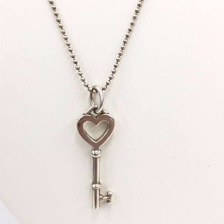 TIFFANY&Co. ティファニー ハートキーネックレス AG925刻印あり TIFFANY&Co. ティファニー ハートキーネックレス AG925刻印あり